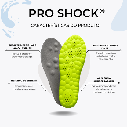 Palmilhas de Alta Performance ProShock™ para Padel